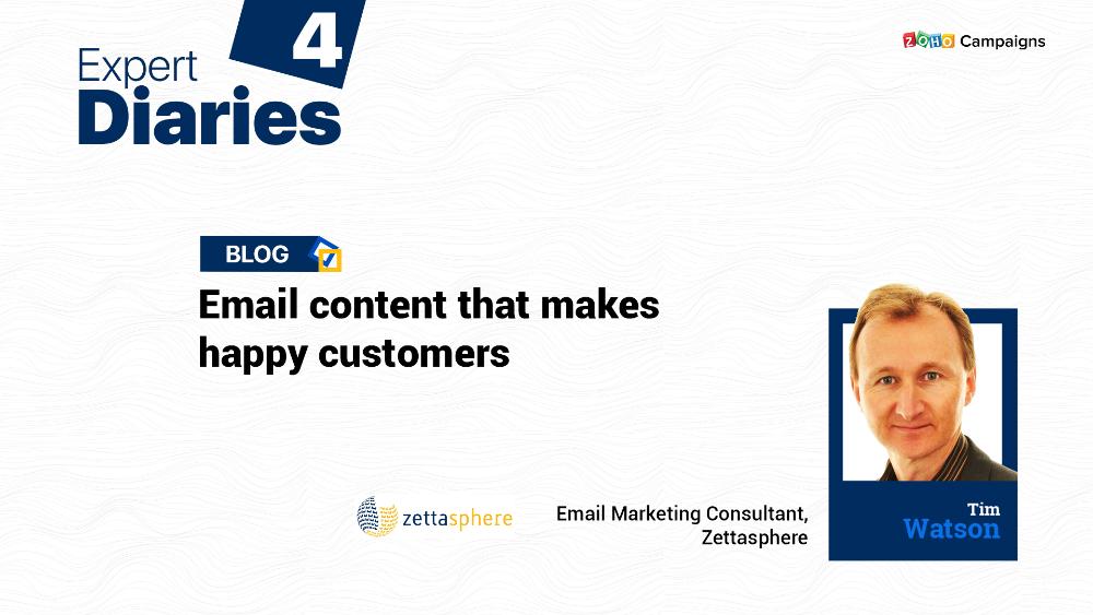 Email content that makes happy customers