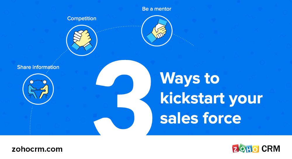 3 ways to kickstart your sales force