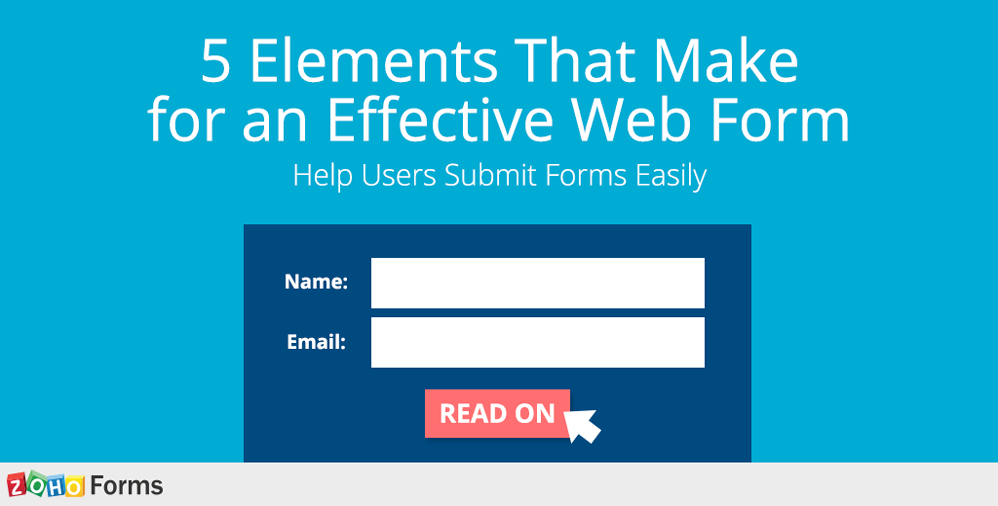 5 Elements to Help Users Submit Web Forms Easily