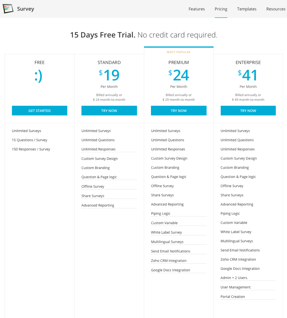 Creator-Scripts-Zoho-Survey-Pricing