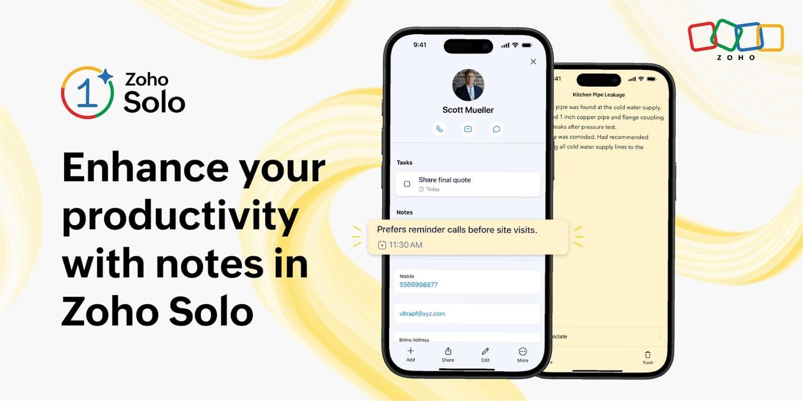 Maximize Your Solopreneur Success with Zoho Solo's Advanced Note-Taking Features