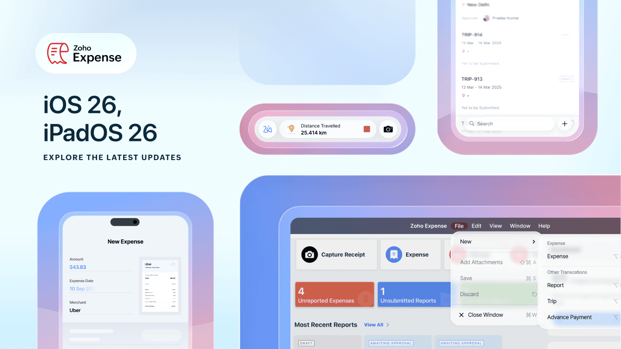 Zoho Expense Transforms Business Expense Management with Apple Intelligence and iOS 26