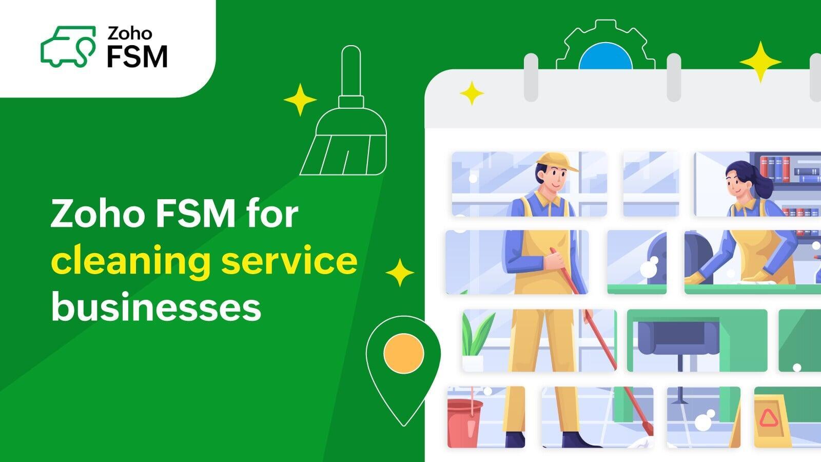 Zoho FSM Features & Roochii Cleaning Case Study — 2025