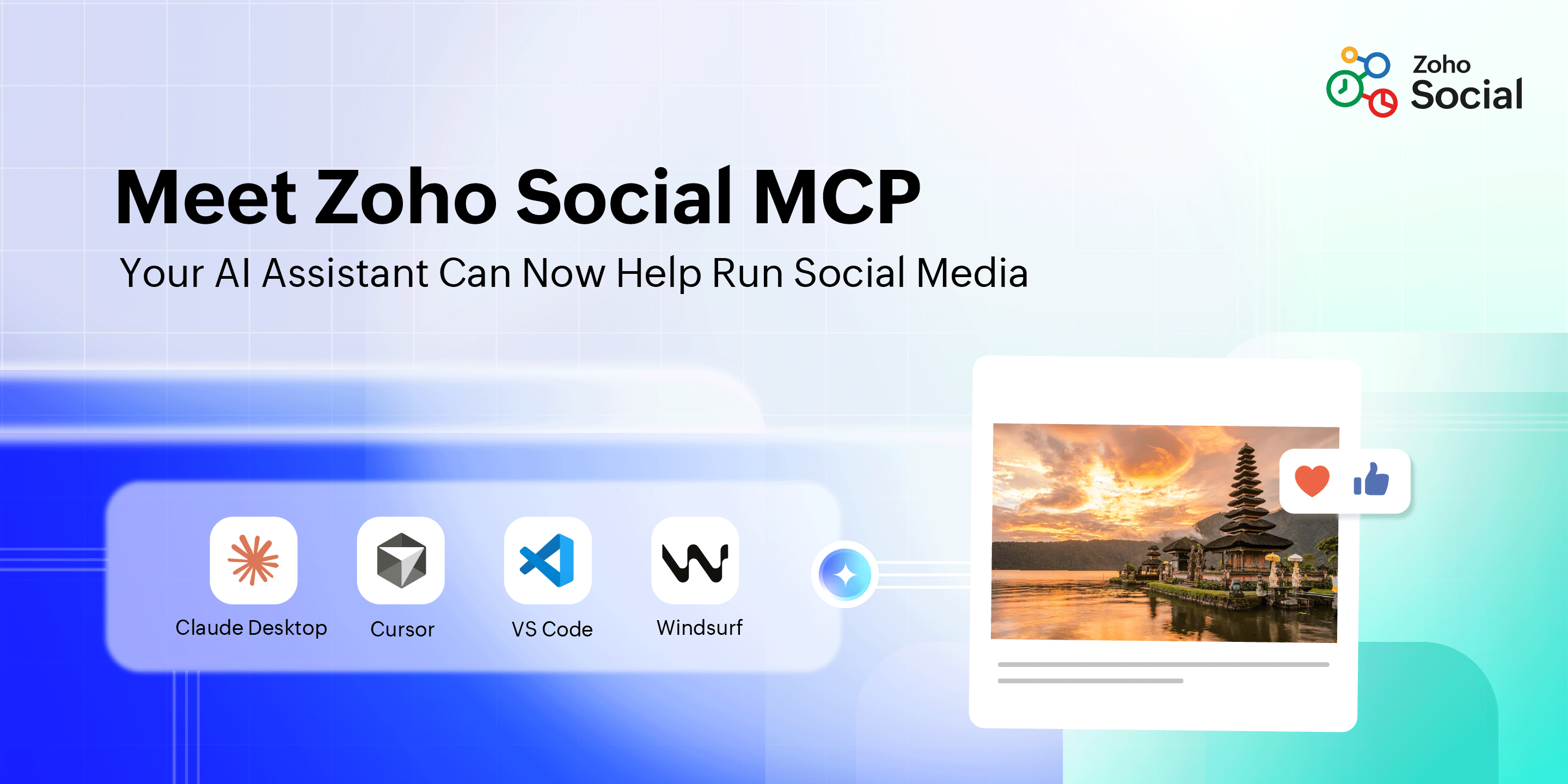 Zoho Social MCP: Turn AI Suggestions into Scheduled Posts, Assets, and Workflows